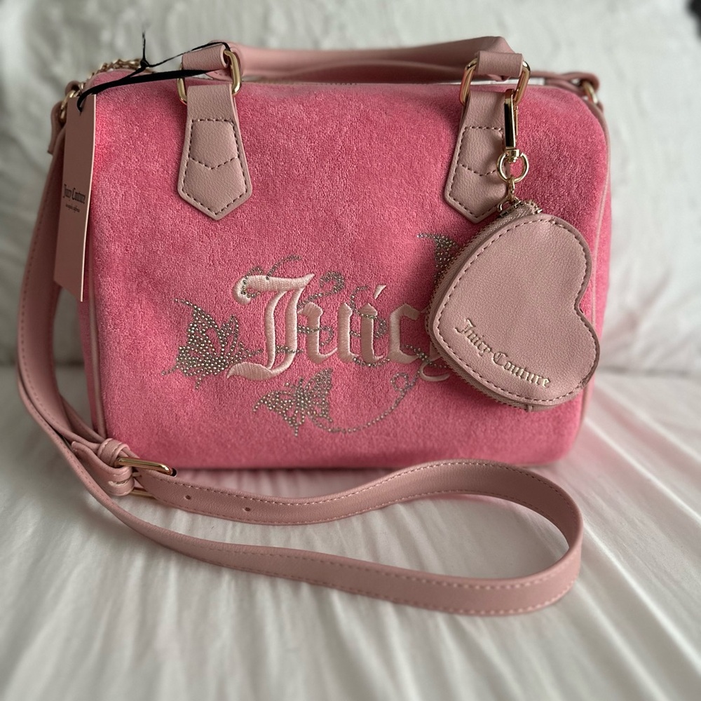 Juicy Couture Pink Crossbody Bag with Elegant Design
